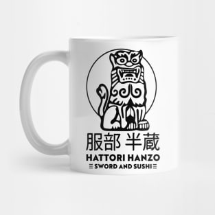 Hattori Hanzo Sword and Sushi Mug